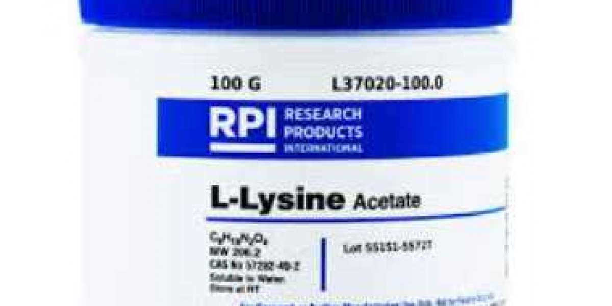 How does L-lysine acetate support immune system function