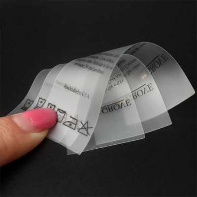 Custom Transparent Soft TPU Printed Care Label Profile Picture