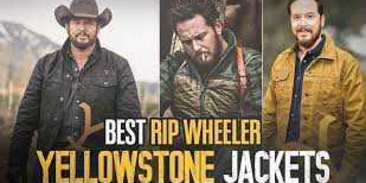Yellowstone Rip Wheeler Black Trucker Jacket