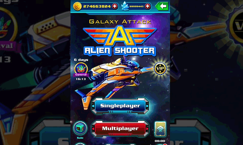 Alien Shooter Mod APK 25.5 - Galaxy Attack (Unlimited Money) for 2020 - Mod Apk Download