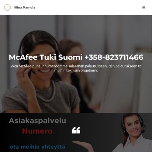 Soita McAfee Suomi | niinaparnela.website3.me