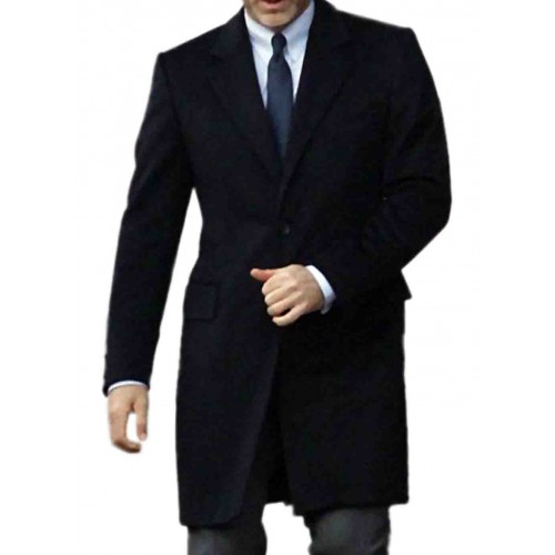 James Bond Navy Blue Overcoat Suit