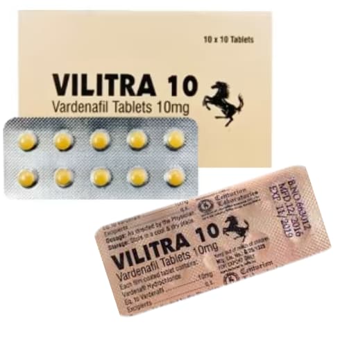 Buy Vilitra 10mg Tablets Online | Vardenafil | Treat ED