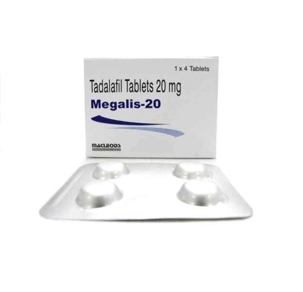Megalis 20mg| Uses | Doses| Benefits| Side effects