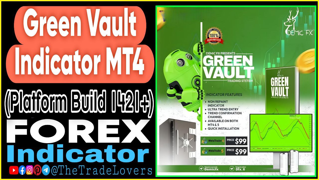 Green Vault Indicators MT4 (Works on Build 1421 ) | Forex MT4 Indicators - Payhip