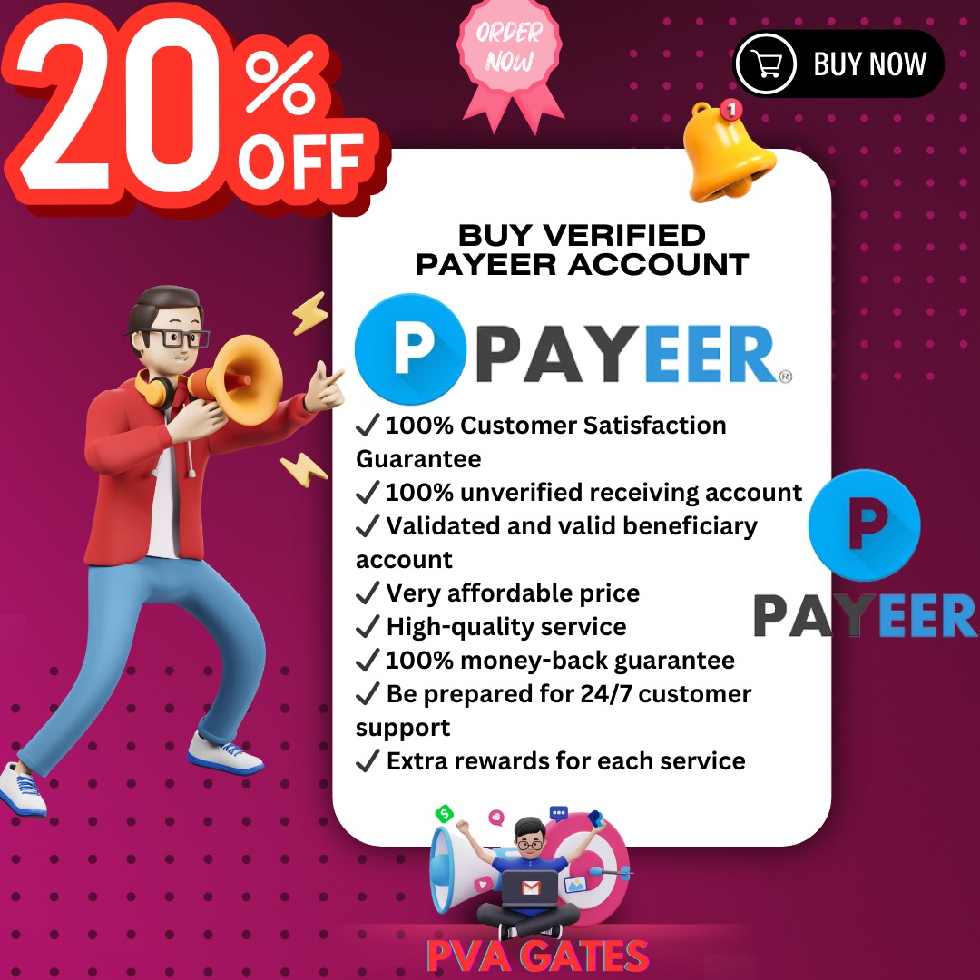 Buy Verified Payeer Account - 100% Legit and full working gurantee