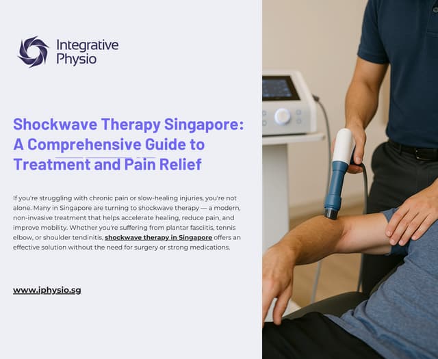 Shockwave Therapy Singapore: A Comprehensive Guide to Treatment and Pain Relief | PPT