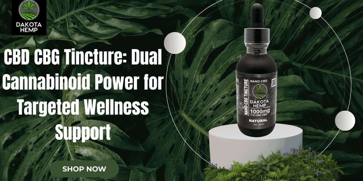 CBD CBG Tincture by Dakota Hemp | Balanced Wellness Daily