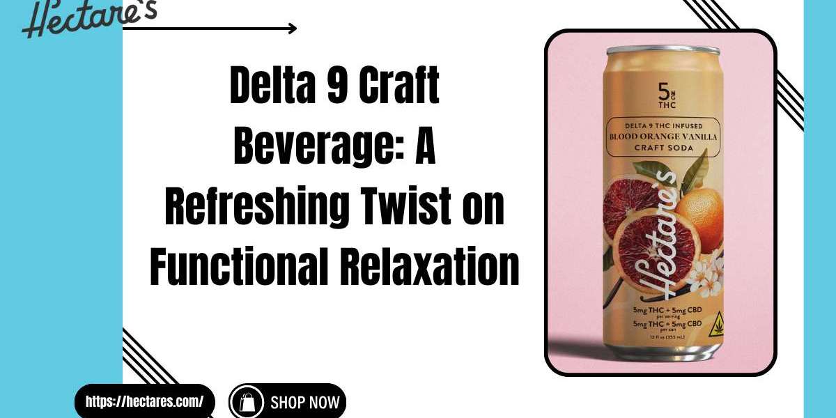 Delta 9 Craft Beverage | Blood Orange Vanilla THC Soda | Hectare’s