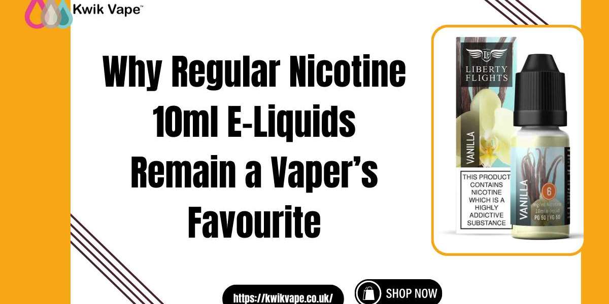 Kwik Vape Regular Nicotine 10ml E-Liquids | Smooth Vape Hit