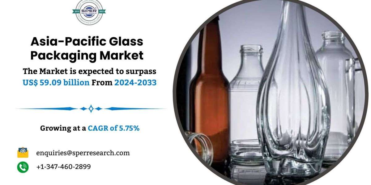 Asia-Pacific Glass Packaging Market Share, Demand, Growth and Business Opportunities 2033: SPER Market Research