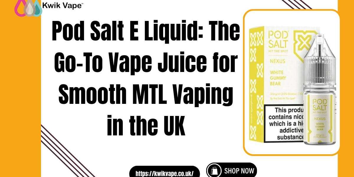 Pod Salt E Liquid UK | Premium Nic Salts for Vaping – Kwik Vape