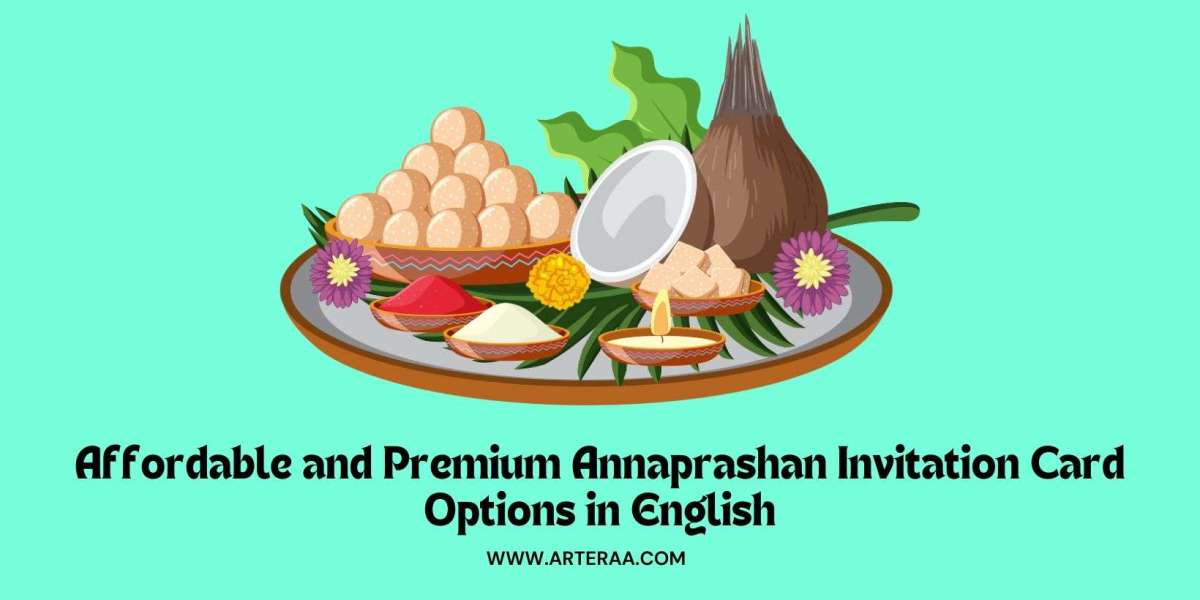 Affordable and Premium Annaprashan Invitation Card Options in English