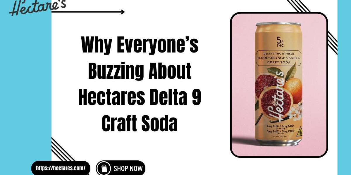 Hectares Delta 9 Craft Soda | Bold THC Flavor, Naturally Infused