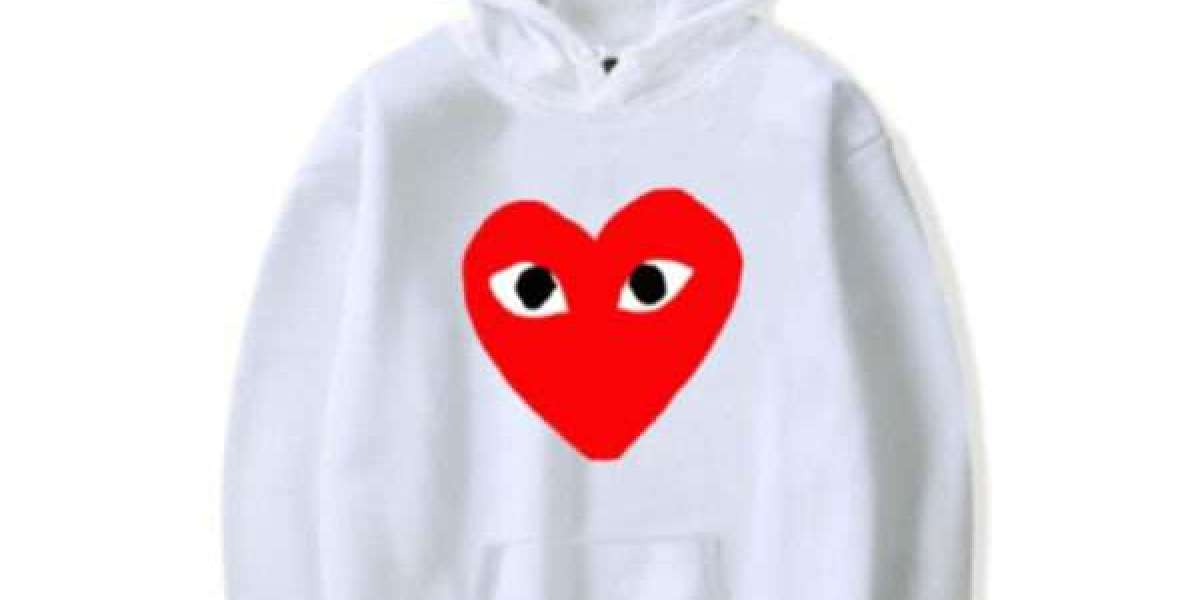 Comme des Garçons PLAY Play Big Black Heart Zip Up Hoodie