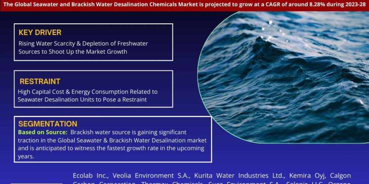 Seawater and Brackish Water Desalination Chemicals Market Projected to Expand Rapidly with 8.28% CAGR by 2028