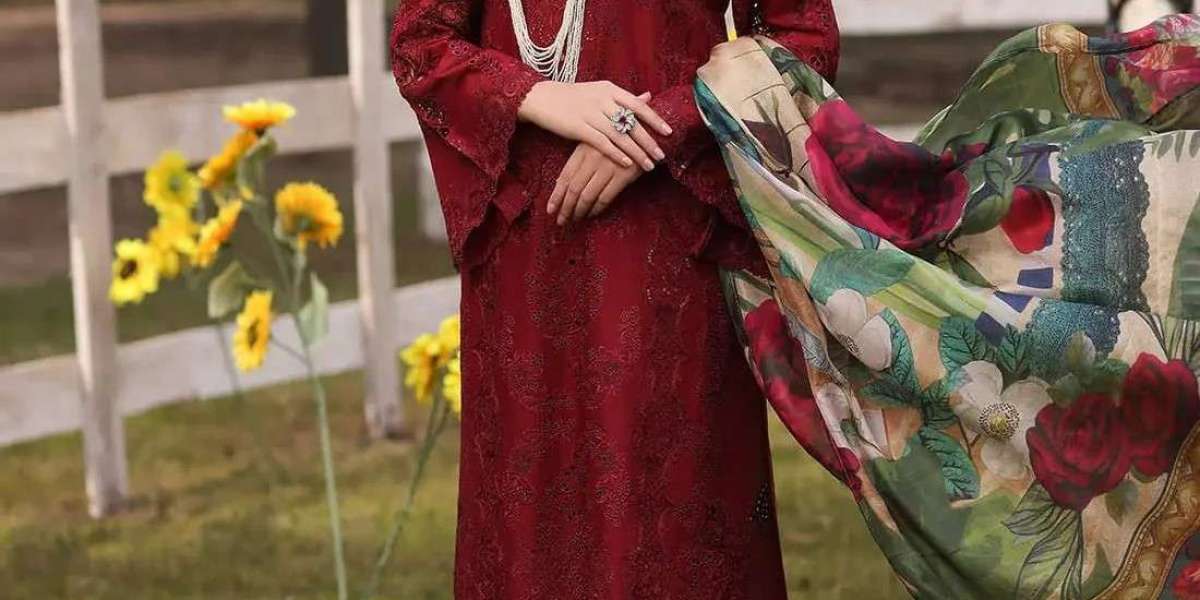 Discover the Elegance of Kahf Premium Unstitched Embroidered Lawn Suits