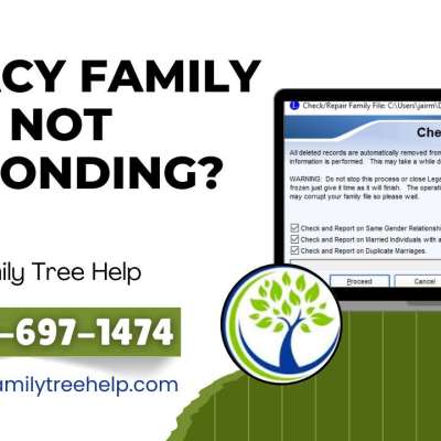 Legacy Family Tree Not Responding? Common issues and solutions Profile Picture