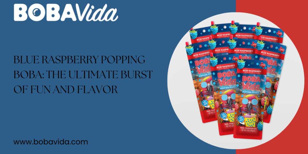 Blue Raspberry Popping Boba: The Ultimate Burst of Fun and Flavor