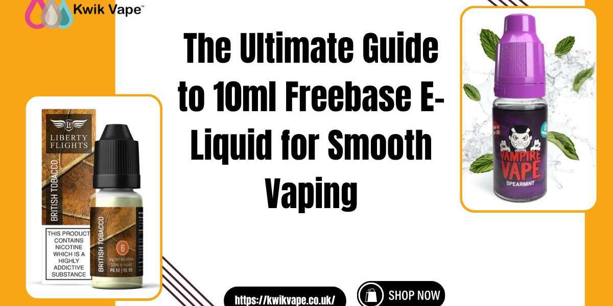 Kwik Vape 10ml Freebase E-Liquid | Smooth Daily Vaping