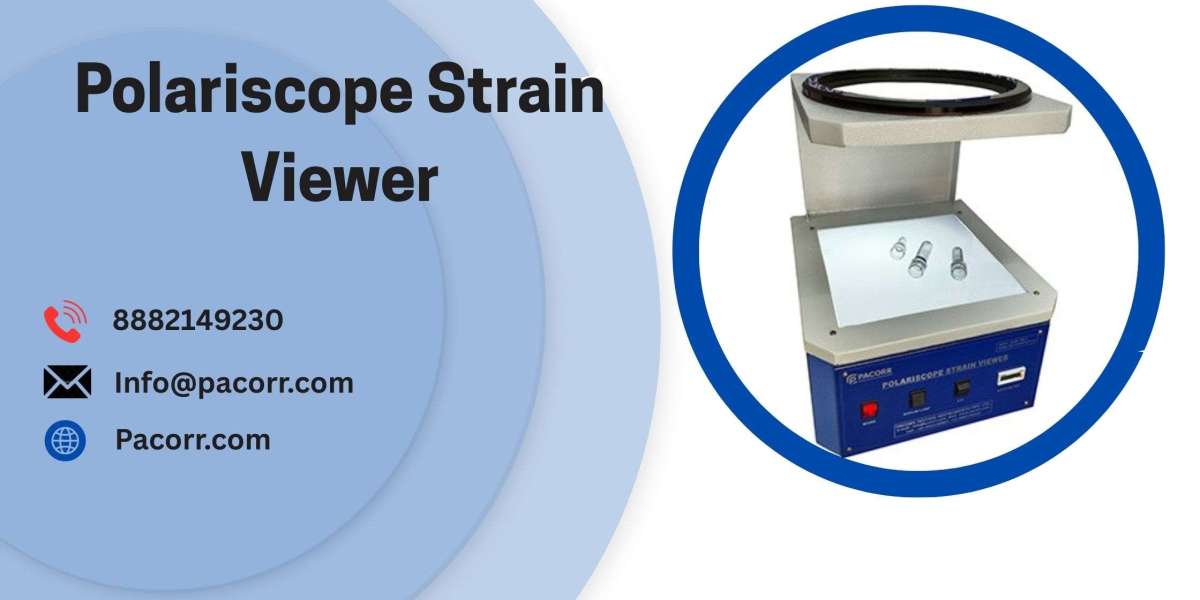 Polariscope Strain Viewer Advanced Tool for Stress Analysis in Transparent Materials
