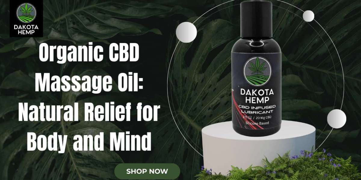 Organic CBD Massage Oil for Pain & Stress Relief | Dakota Hemp