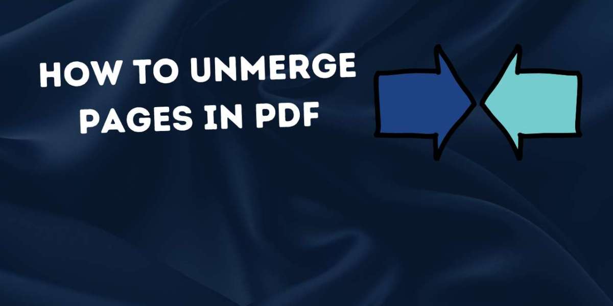 How to Unmerge Pages in PDF