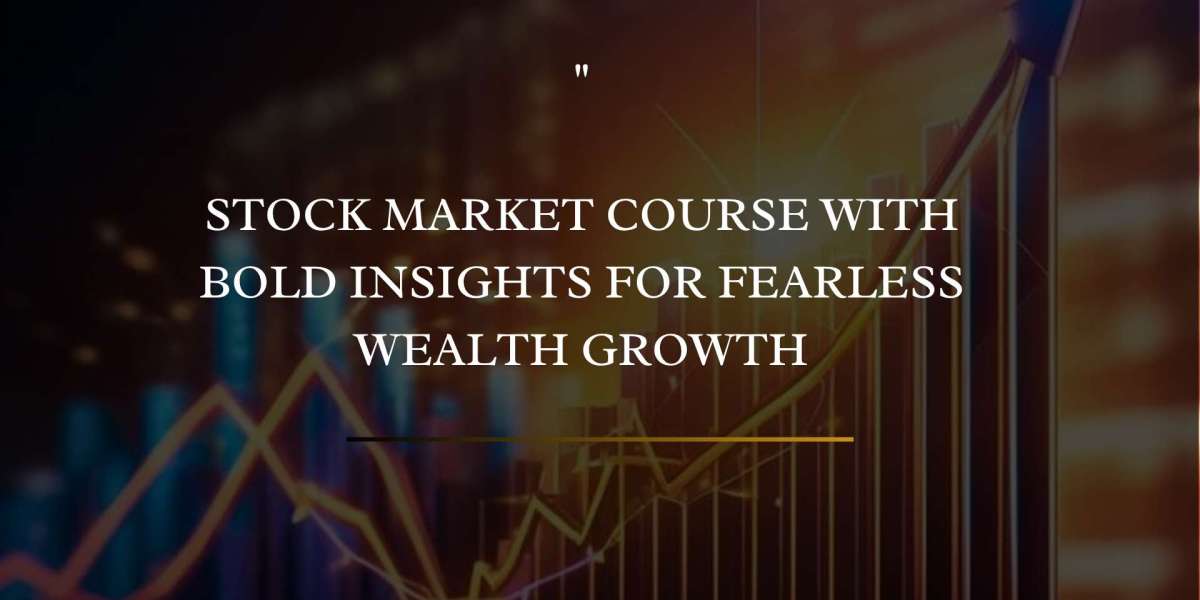 Stock market course with bold insights for fearless wealth growth