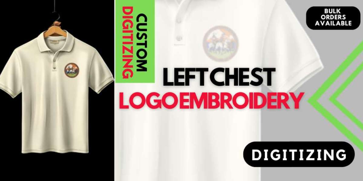 Professional Left Chest Logo Digitizing Service Guide