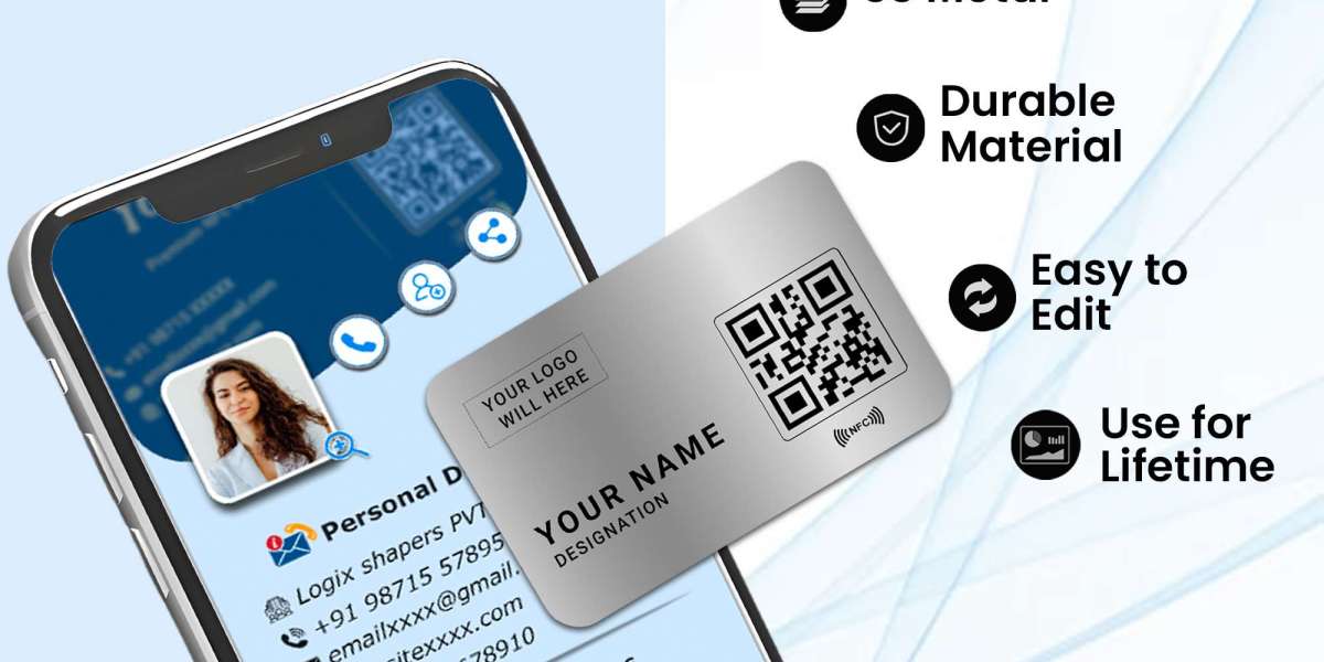 Step Into the Future of Networking with Premium Silver Metal NFC Business Cards