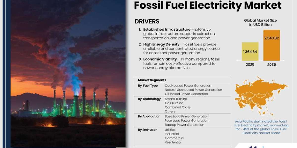 What’s Driving the Global Fossil Fuel Electricity Market? Trends to Watch