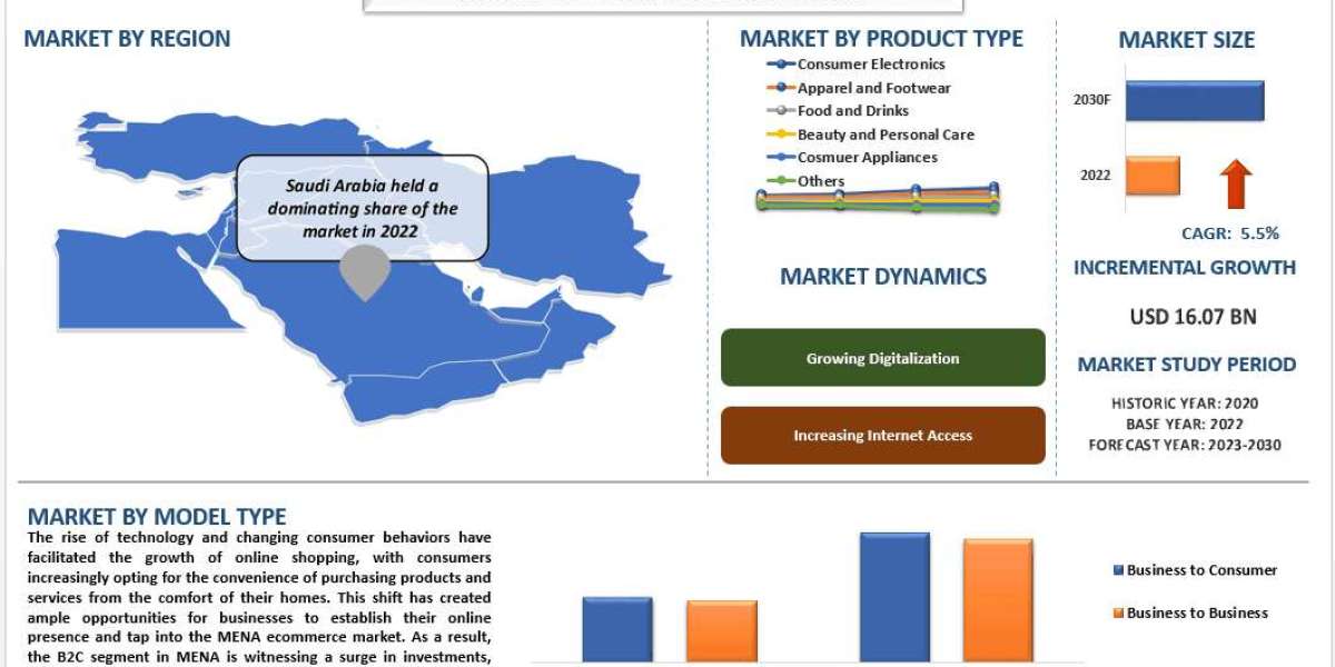 MENA e-commerce Market, Size, Share, Segments, Analysis and Forecast 2030