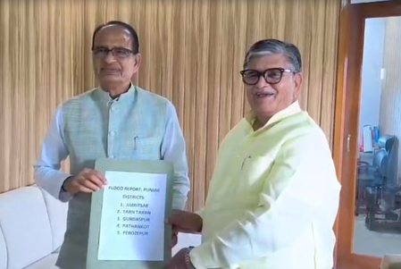 Punjab Governor submits flood report to Shivraj Singh Chouhan - The North News