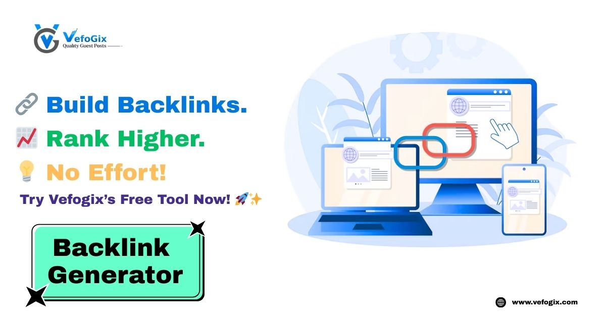 Bulk Backlink Generator | Free Backlink Generator Tool | Vefogix