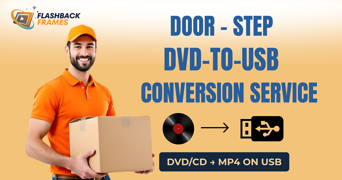 Where can I get the door‑step DVD‑to‑USB conversion service in Noida/NCR? | by Vikas Nayal | Medium