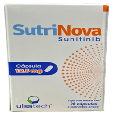 Sutrinova Sunitinib 12.5 mg caja 28 Cápsulas