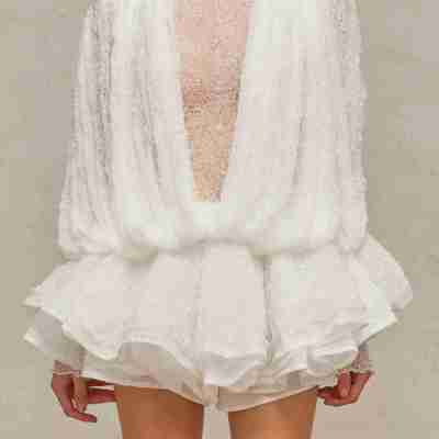 Emery Top, Shorts & Dress Set - Details: Ruffled Detailing, Lace Overlay, Ruched Detailing - Pre Profile Picture