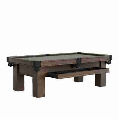 Elias Pool Table | 8 Foot | Shadow Grey | Plank and Hide | P&H | SKU #11072 Profile Picture