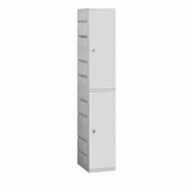 12" Wide Double Tier Plastic Locker - 1 Wide - 6 Feet High - 18 Inches Deep Profile Picture