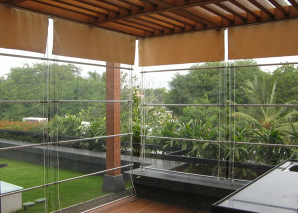 Monsoon Blinds in Bangalore | Weatherproof Outdoor Blinds