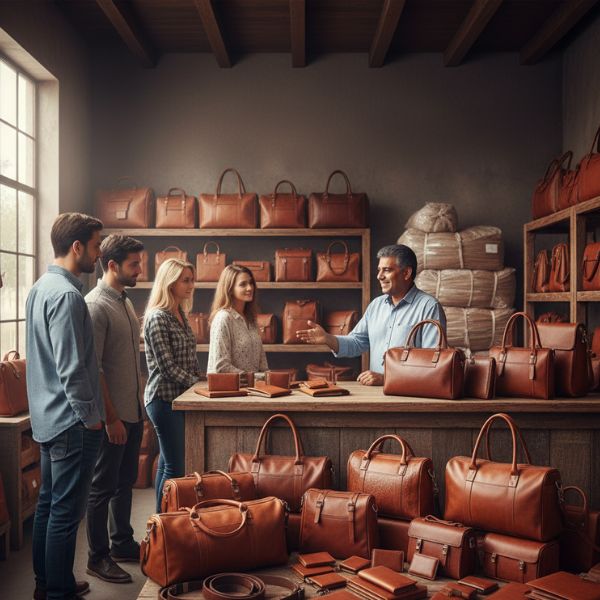 Indian Leather Goods Vendor | Premium Leather Bags & Accessories