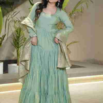 "Fabulous Pista Green Chanderi Anarkali Suit With Banarasi Silk Dupatta  " Profile Picture