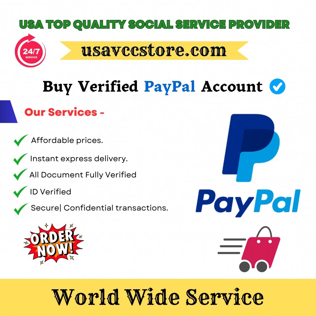 Buy Verified PayPal Account - Personal & Business
