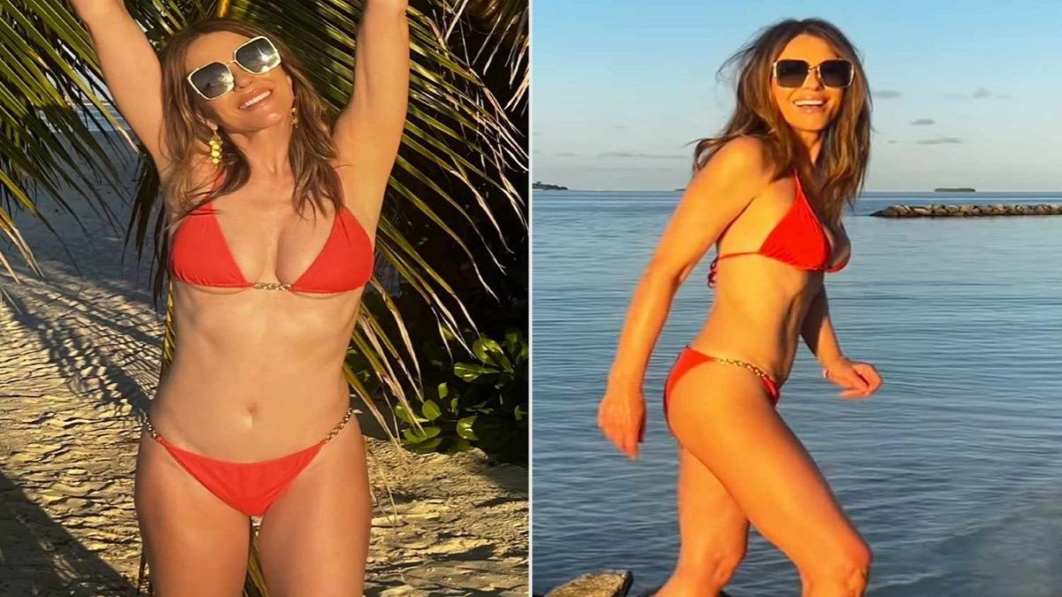 Elizabeth Hurley Defies Time In A Two-Piece Bikini - King ADR