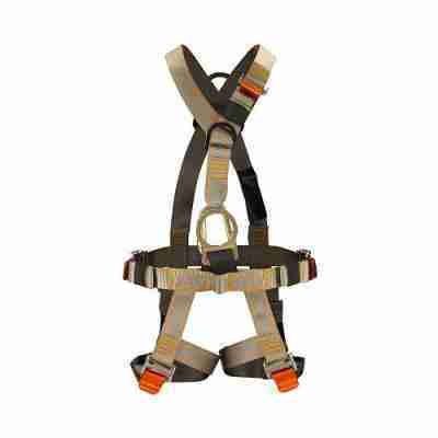 Buy Plemistis V-Style Full Body Harness – Grey, ANSI Z359.11-2022 Certified for Zipline Safety Profile Picture