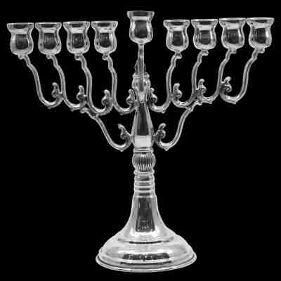 Classic Sterling Silver Chanukah Menorah - Israeli Handcrafted Design Profile Picture