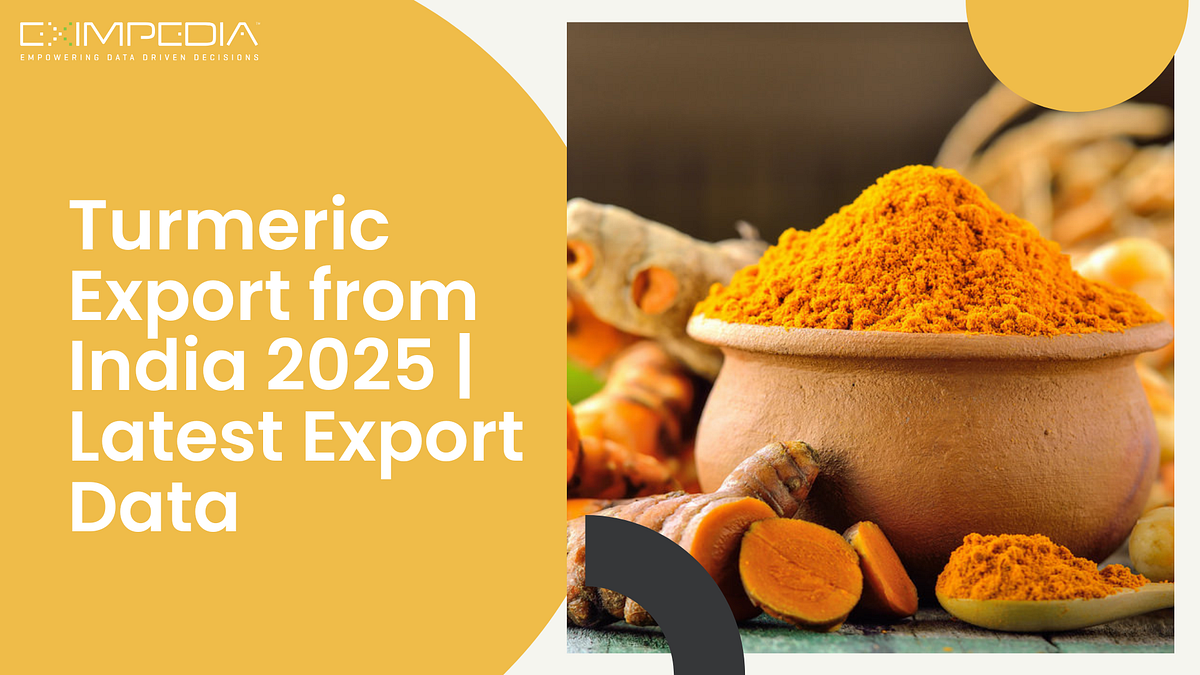 Turmeric Export from India 2025 | Latest Export Data | by Eximpedia123 | Nov, 2025 | Medium