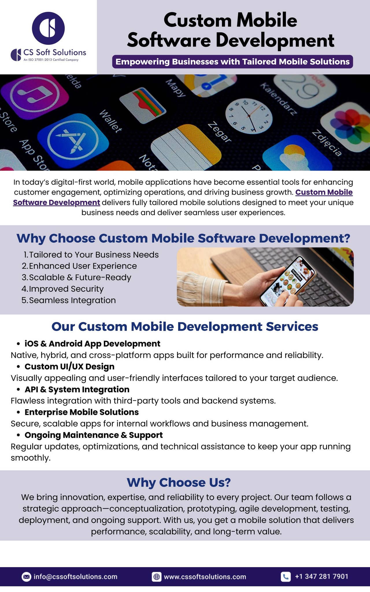 Custom Mobile Software Development  Tailored App Solutions for Business by CS SoftSolutions - Issuu