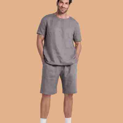 Men's Short-Sleeve Linen Sleepwear Profile Picture