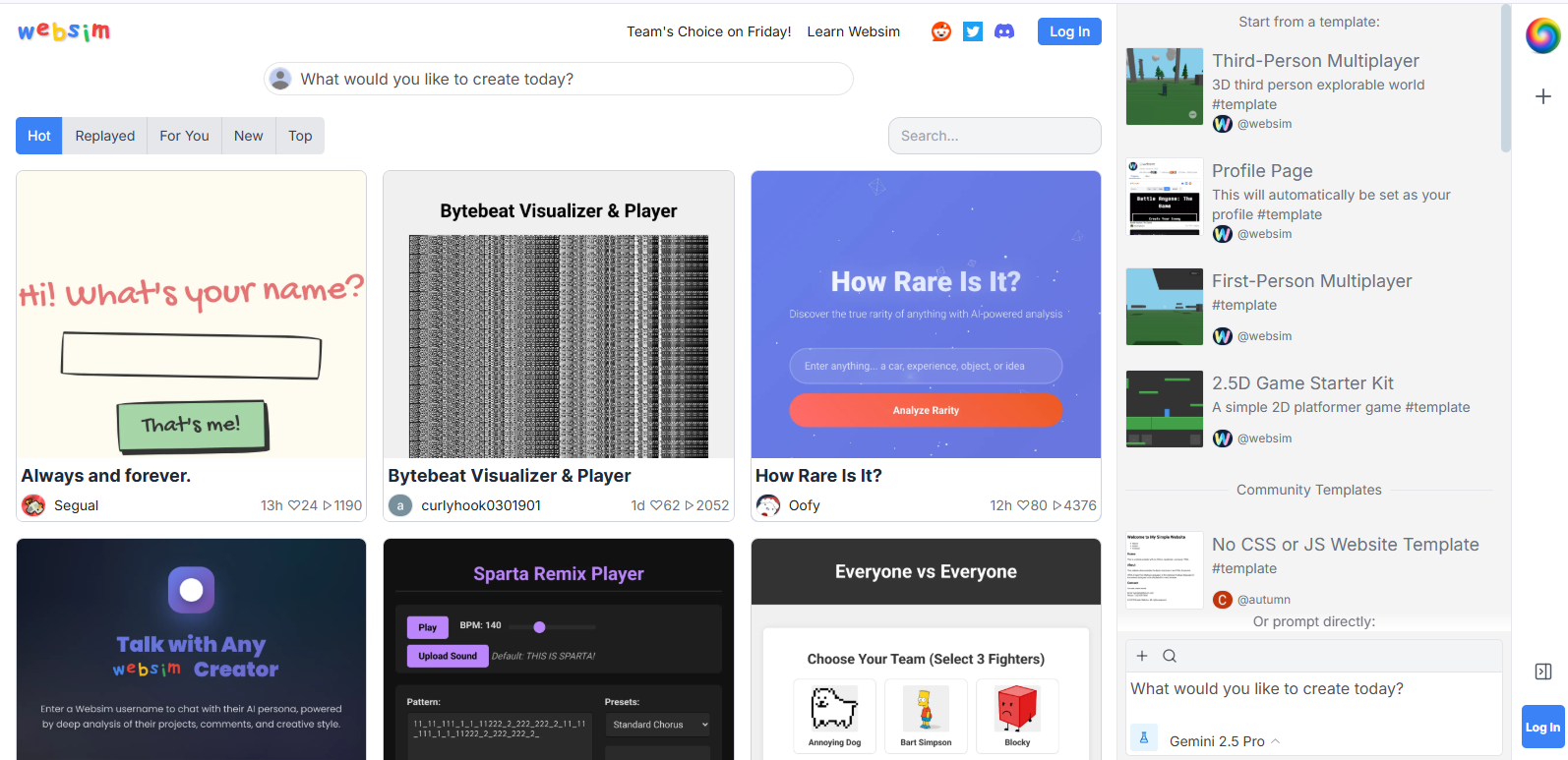 Websim AI: AI Website Builder for Fast, Responsive Sites